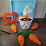 Cesta Coelhinho em Amigurumi - Imagem 1