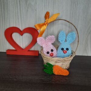 Cesta de Ovinhos em Amigurumi