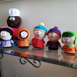 Coleção South Park em Amigurumi.