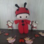 Fofolete de Joaninha em Amigurumi - Imagem 4