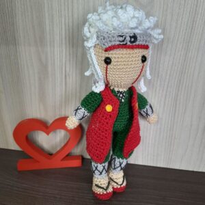 Jiraya em Amigurumi