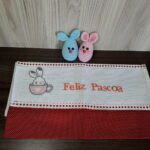 Pano de Prato com Coelhinho - Imagem 1