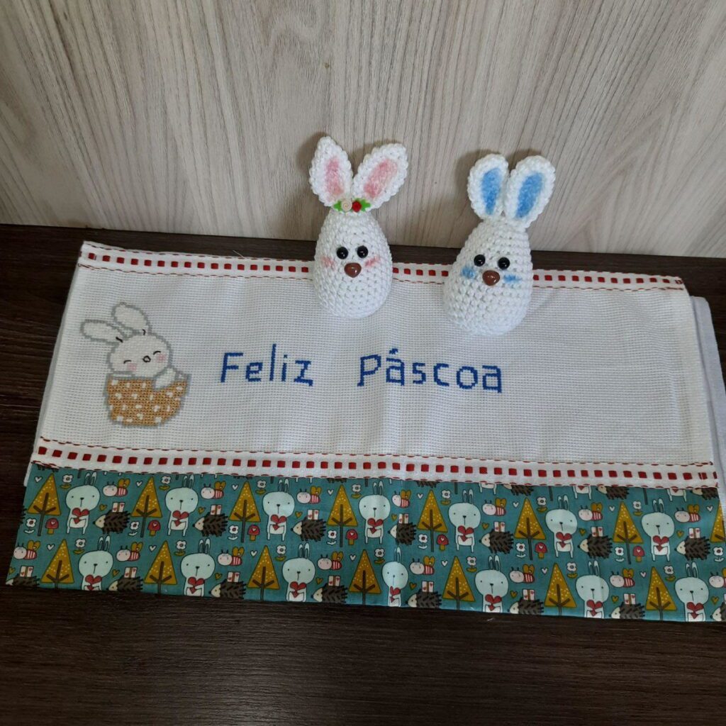 Pano de Prato com Coelhinho