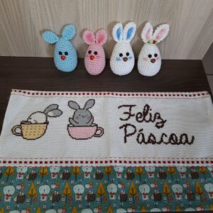 Pano de Prato com Coelhinho