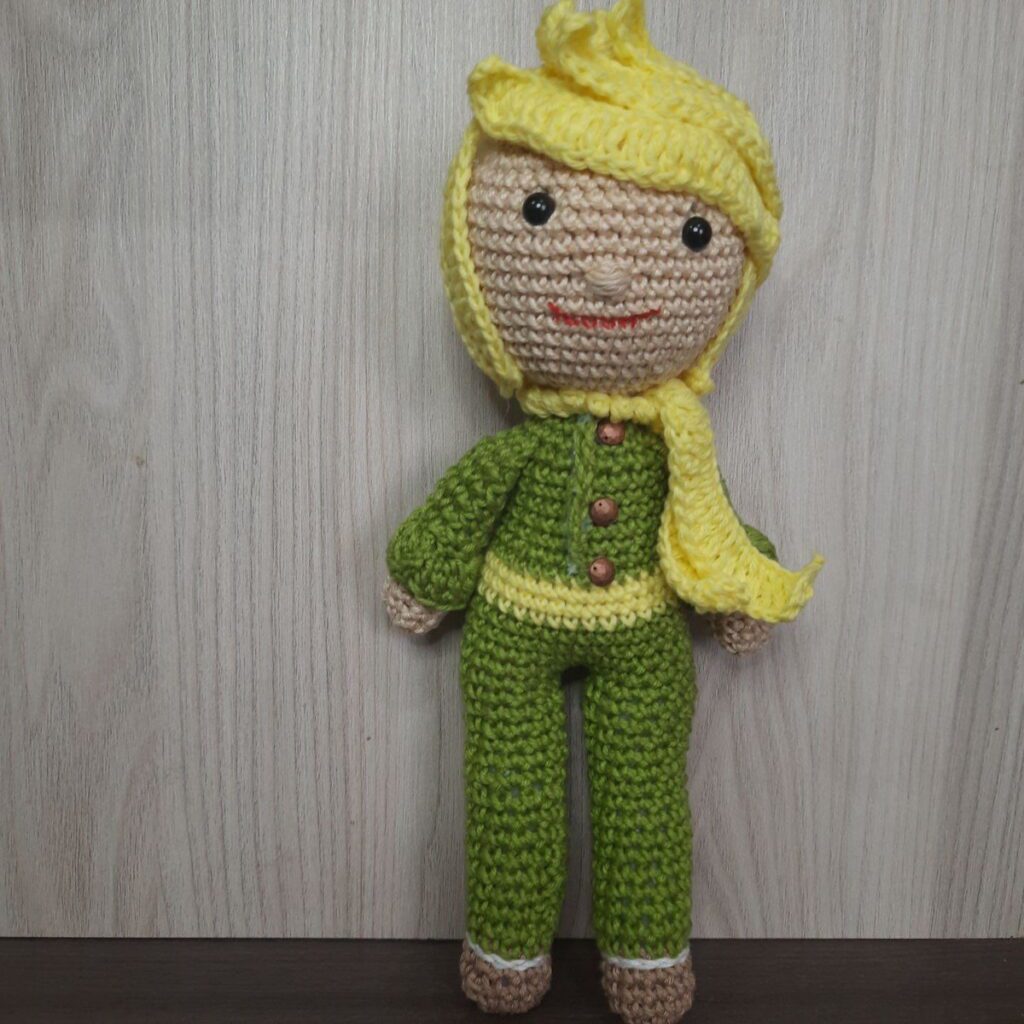 Pequeno Principe em Amigurumi