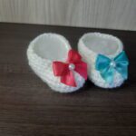 Sapatinho de Lã para Bebê - Imagem 1