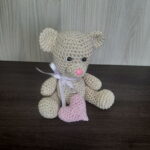 Ursinha Coração Rosa em Amigurumi - Imagem 2