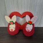 Cegonha com Coelhinho em Amigurumi - Imagem 2