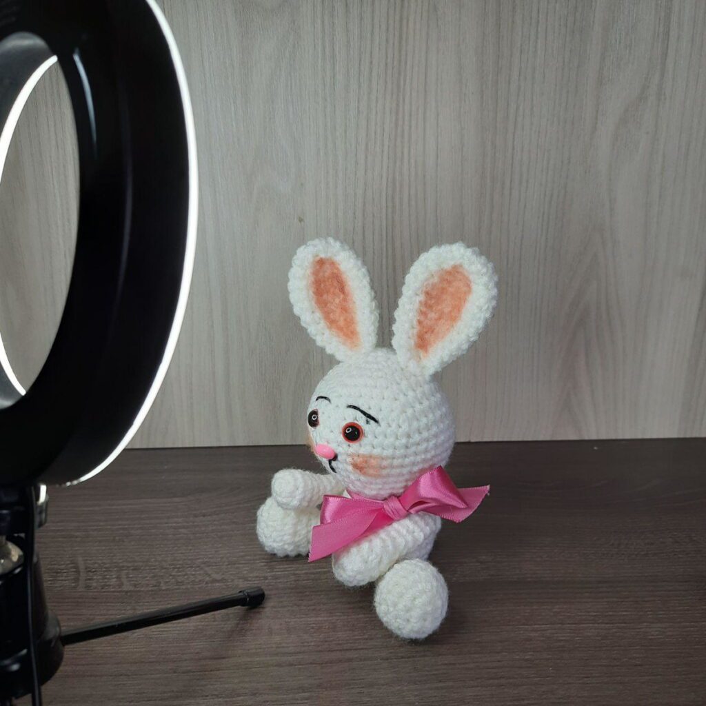 Coelhinha em Amigurumi