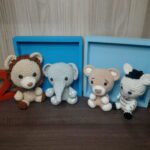 Kit Baby Safari em Amigurumi. - Imagem 5