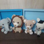 Kit Baby Safari em Amigurumi. - Imagem 1