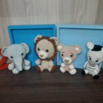 Kit Baby Safari em Amigurumi. - Imagem 4