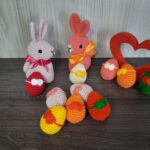 Kit Coelhinho e Ovinhos em Amigurumi - Imagem 3