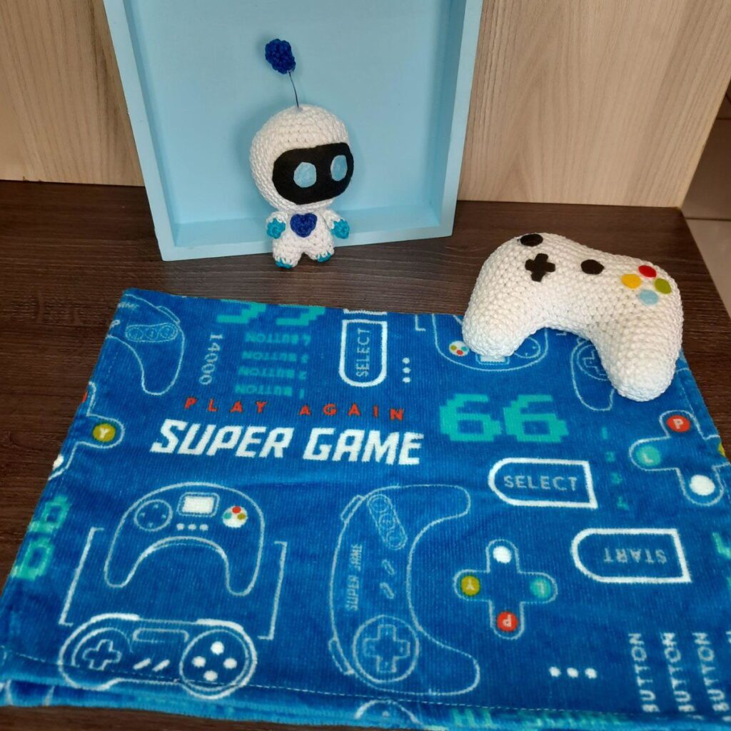 Kit Gamer em Amigurumi