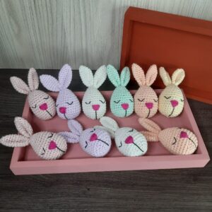 Kit Ovelhos em Amigurumi.