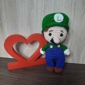 Luigi em Amigurumi.