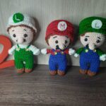 Luigi em Amigurumi. - Imagem 5