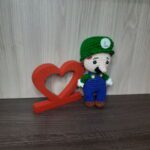 Luigi em Amigurumi. - Imagem 3