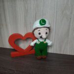 Luigi em Amigurumi. - Imagem 3