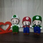 Mário Bros e Luigis em Amigurumi. - Imagem 3