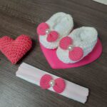 Sapatilha de Lã e Faixinha. - Imagem 4