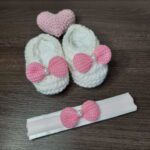 Sapatilha de Lã e Faixinha. - Imagem 3