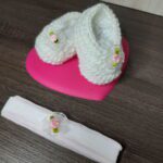 Sapatilha de Lã e Faixinha. - Imagem 2