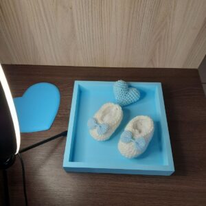 Sapatilha de Lã para Bebê