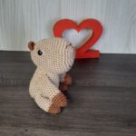 Capivara em Amigurumi. - Imagem 1
