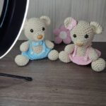Casal de Ursinhos em Amigurumi - Imagem 1