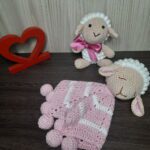 Kit Ovelhinha em Amigurumi - Imagem 1