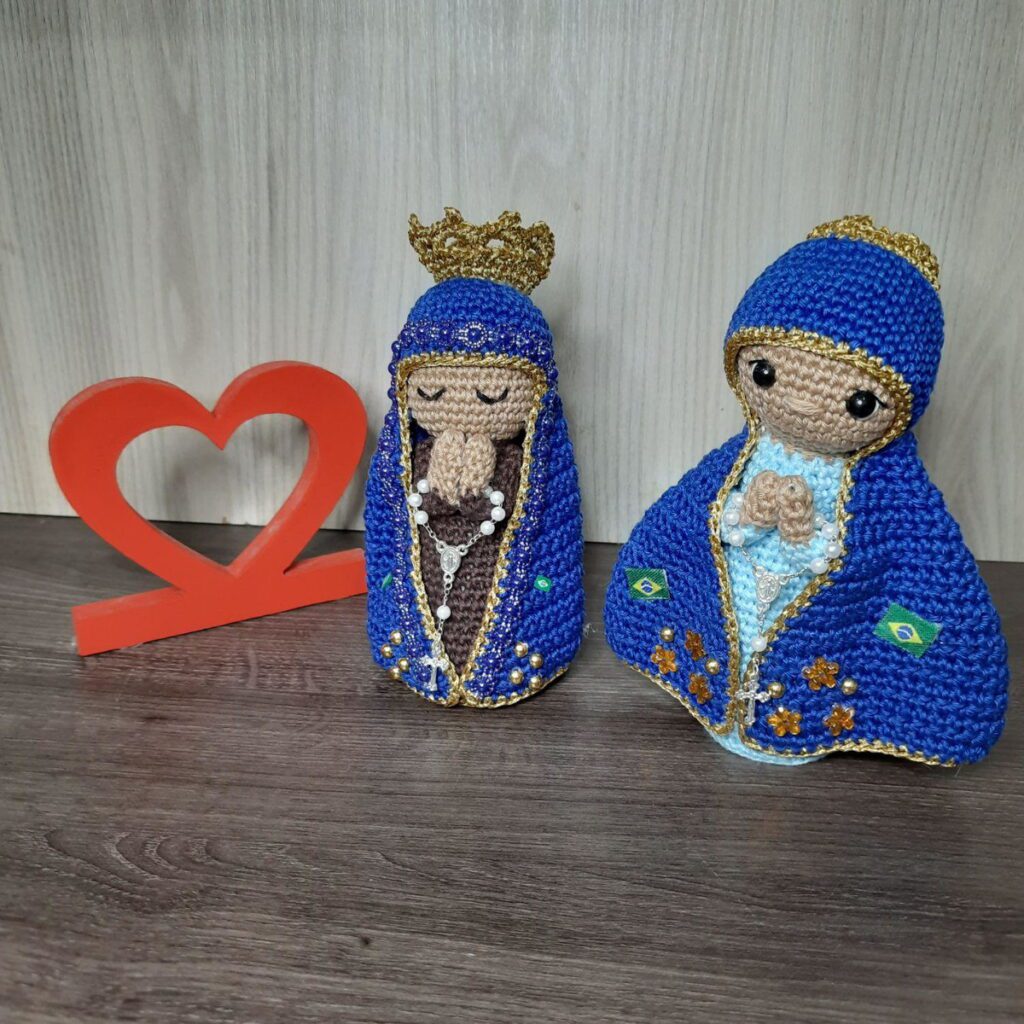Nossa Senhora Aparecida em Amigurumi