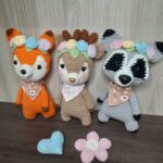 Trio Bichos do Bosque em Amigurumi - Imagem 2
