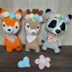 Trio Bichos do Bosque em Amigurumi - Imagem 4