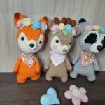 Trio Bichos do Bosque em Amigurumi - Imagem 3