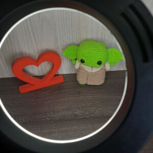 Baby Yoda em Amigurumi