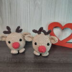 Casal de Rena em Amigurumi - Imagem 2