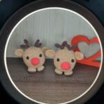 Casal de Rena em Amigurumi - Imagem 1