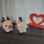 Casal de Rena em Amigurumi - Imagem 4