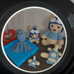 Kit Ursinho Aviador 5 Peças. - Imagem 1