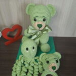 Kit Ursinho Verde 3 Peças. - Imagem 5