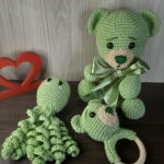 Kit Ursinho Verde 3 Peças. - Imagem 3