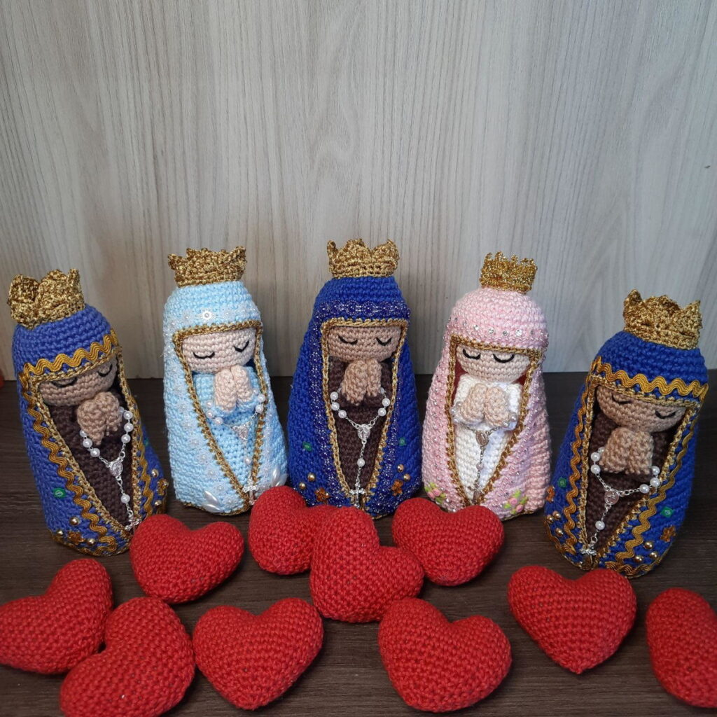 Nossa Senhora Aparecida em Amigurumi