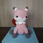 Raposinha Rosa em Amigurumi - Imagem 3