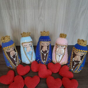 Santinhas em Amigurumi