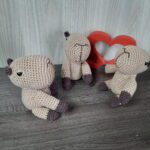 Trio de Capivaras em Amigurumi - Imagem 4