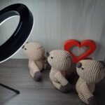 Trio de Capivaras em Amigurumi - Imagem 3