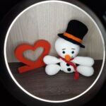Boneco de Neve em Amigurumi. - Imagem 4