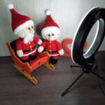 Casal de Noel em Amigurumi. - Imagem 4