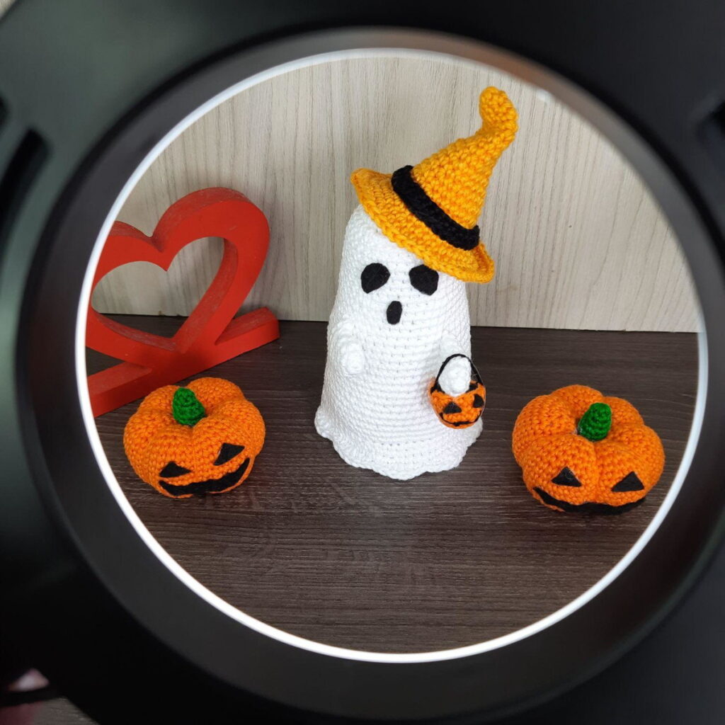 Fantasma em Amigurumi